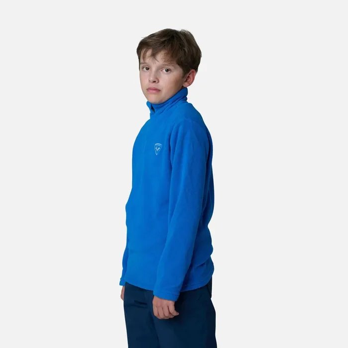 Kids Boys039 HalfZip Fleece Top Lazuliblue Rossignol Layers