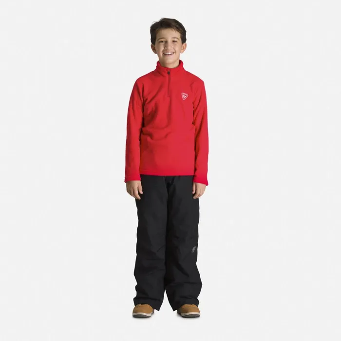 Kids Boys039 HalfZip Fleece Top Sportsred301 Rossignol Layers