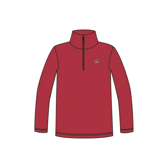 Kids Boys039 HalfZip Fleece Top Sportsred301 Rossignol Layers