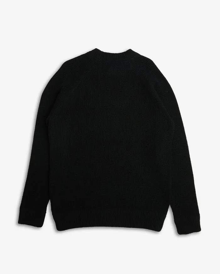 AFrame Sweater 8211 Black Men Deus Ex Machina Knitwear AFrame Sweater 8211 Black Men Deus Ex Machina Knitwear