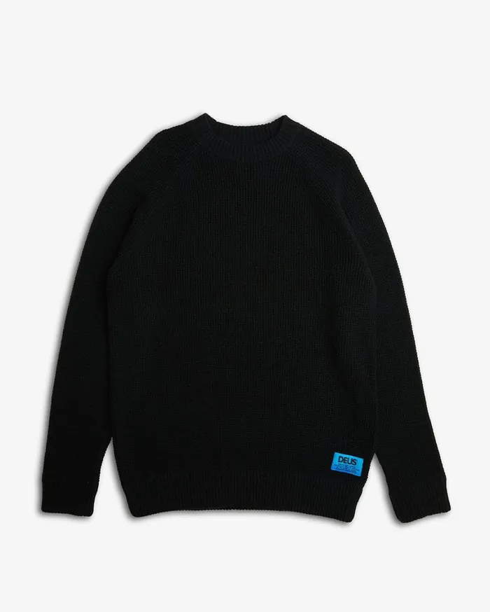 AFrame Sweater 8211 Black Men Deus Ex Machina Knitwear AFrame Sweater 8211 Black Men Deus Ex Machina Knitwear