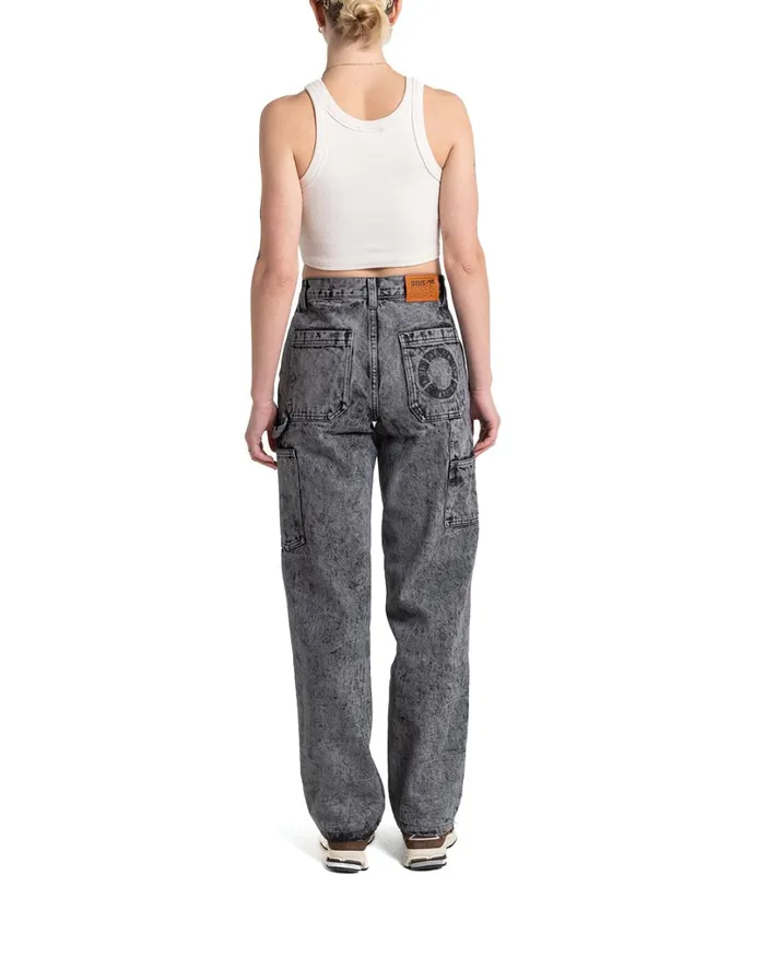 Acid Bernie Pant 8211 Black Acid Stonewash Women Deus Ex Machina Bottoms Acid Bernie Pant 8211 Black Acid Stonewash Women Deus Ex Machina Bottoms