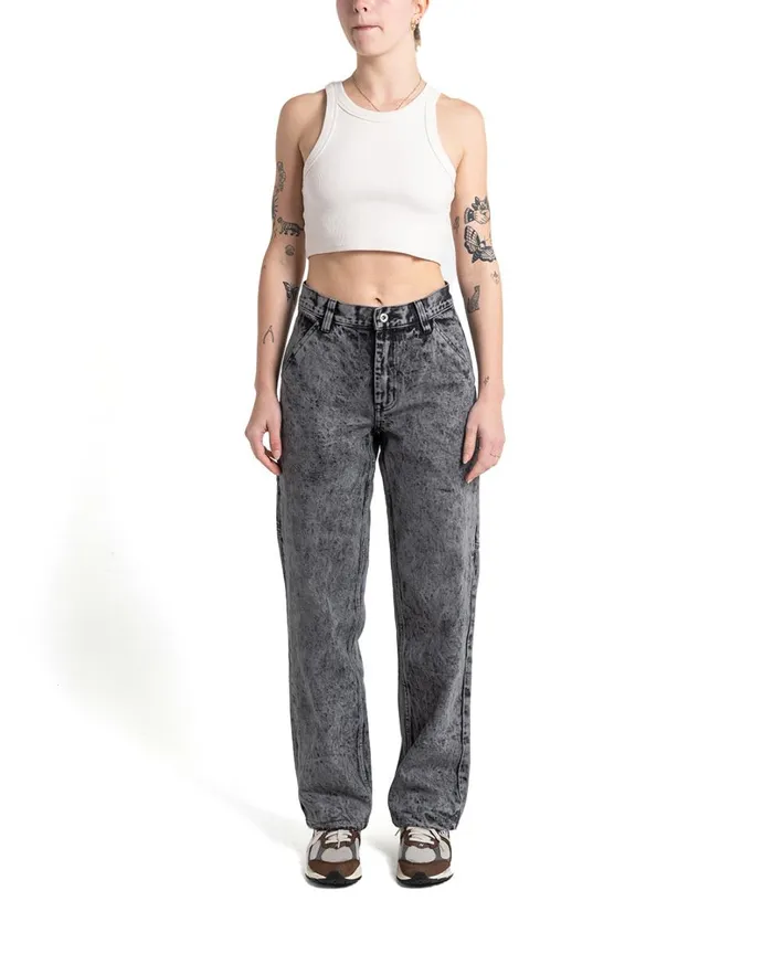 Acid Bernie Pant 8211 Black Acid Stonewash Women Deus Ex Machina Bottoms Acid Bernie Pant 8211 Black Acid Stonewash Women Deus Ex Machina Bottoms