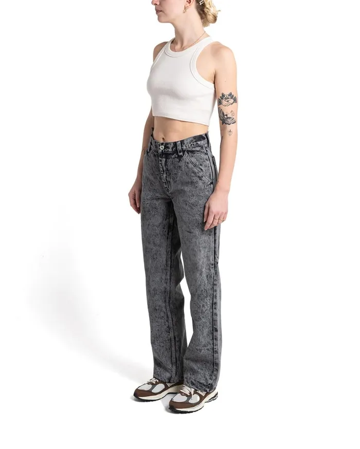 Acid Bernie Pant 8211 Black Acid Stonewash Women Deus Ex Machina Bottoms Acid Bernie Pant 8211 Black Acid Stonewash Women Deus Ex Machina Bottoms