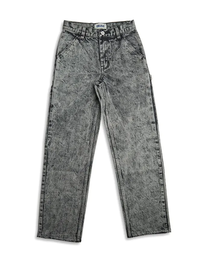 Acid Bernie Pant 8211 Black Acid Stonewash Women Deus Ex Machina Bottoms Acid Bernie Pant 8211 Black Acid Stonewash Women Deus Ex Machina Bottoms