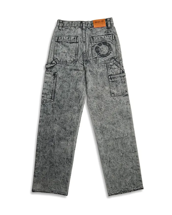 Acid Bernie Pant 8211 Black Acid Stonewash Women Deus Ex Machina Bottoms Acid Bernie Pant 8211 Black Acid Stonewash Women Deus Ex Machina Bottoms