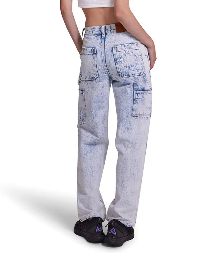 Acid Bernie Pant 8211 Indigo Acid Stonewash Women Deus Ex Machina Bottoms Acid Bernie Pant 8211 Indigo Acid Stonewash Women Deus Ex Machina Bottoms