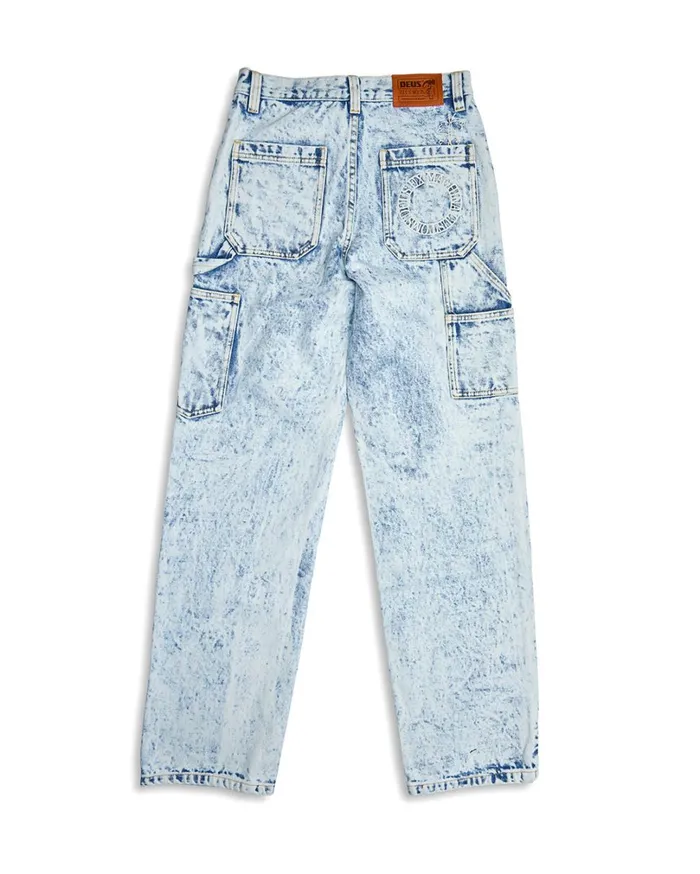 Acid Bernie Pant 8211 Indigo Acid Stonewash Women Deus Ex Machina Bottoms Acid Bernie Pant 8211 Indigo Acid Stonewash Women Deus Ex Machina Bottoms