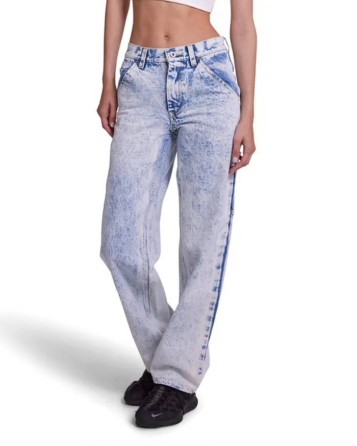 Acid Bernie Pant 8211 Indigo Acid Stonewash Women Deus Ex Machina Bottoms Acid Bernie Pant 8211 Indigo Acid Stonewash Women Deus Ex Machina Bottoms