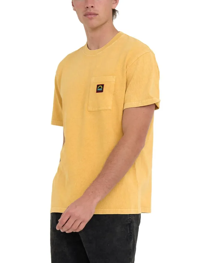 Acid Pocket Tee 8211 Lemon Chrome Men Deus Ex Machina Tees