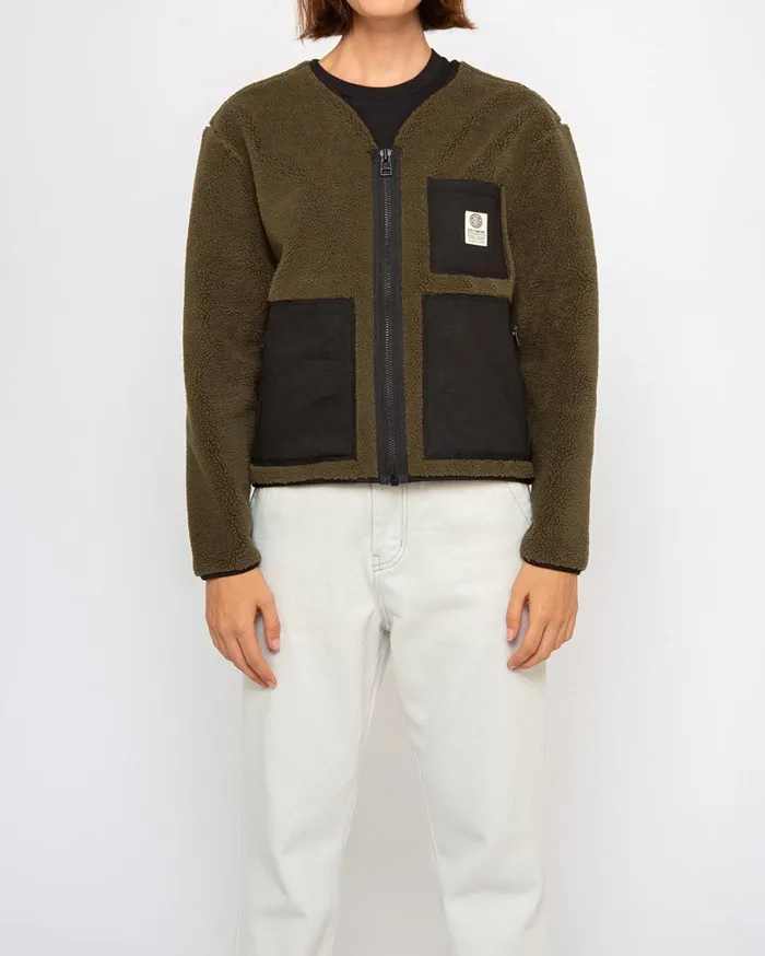 Ada Fleece Jacket 8211 Clover Women Deus Ex Machina Outerwear