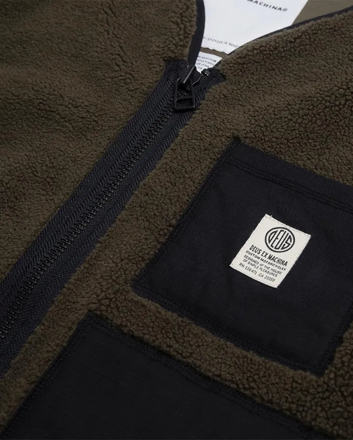 Ada Fleece Jacket 8211 Clover Women Deus Ex Machina Outerwear Ada Fleece Jacket 8211 Clover Women Deus Ex Machina Outerwear