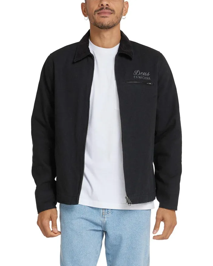 Address Workwear Jacket 8211 Black MenWomen Deus Ex Machina Classics