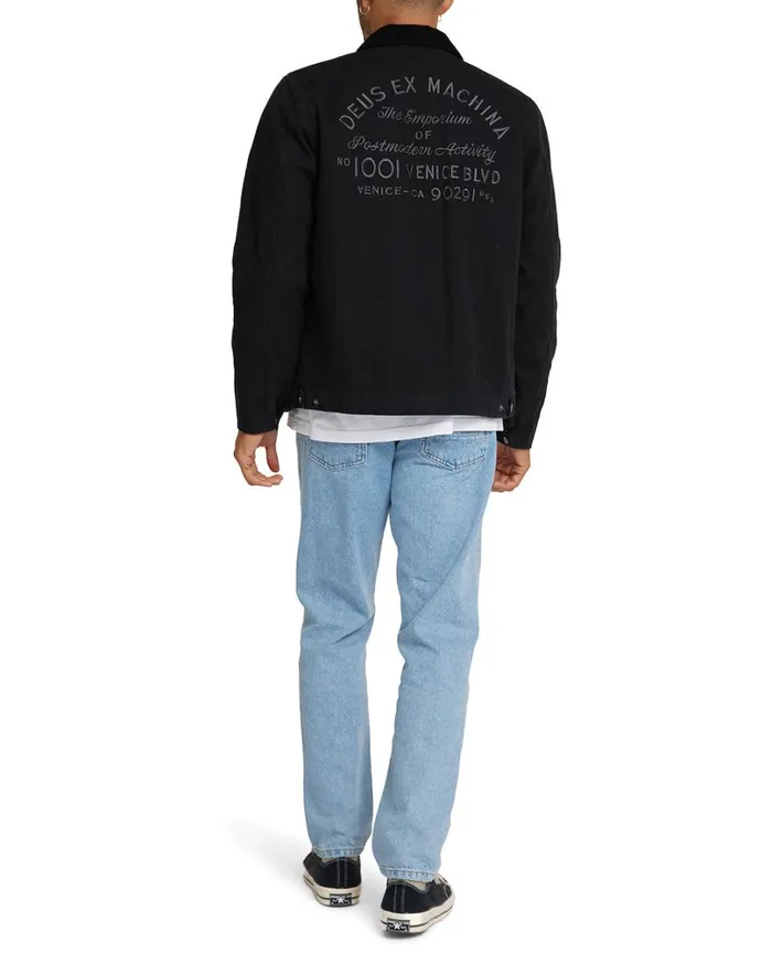 Address Workwear Jacket 8211 Black MenWomen Deus Ex Machina Classics Address Workwear Jacket 8211 Black MenWomen Deus Ex Machina Classics