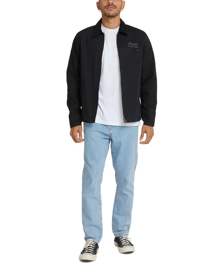 Address Workwear Jacket 8211 Black MenWomen Deus Ex Machina Classics Address Workwear Jacket 8211 Black MenWomen Deus Ex Machina Classics