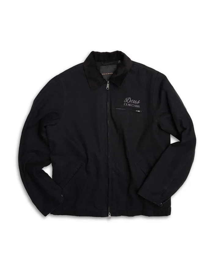 Address Workwear Jacket 8211 Black MenWomen Deus Ex Machina Classics Address Workwear Jacket 8211 Black MenWomen Deus Ex Machina Classics