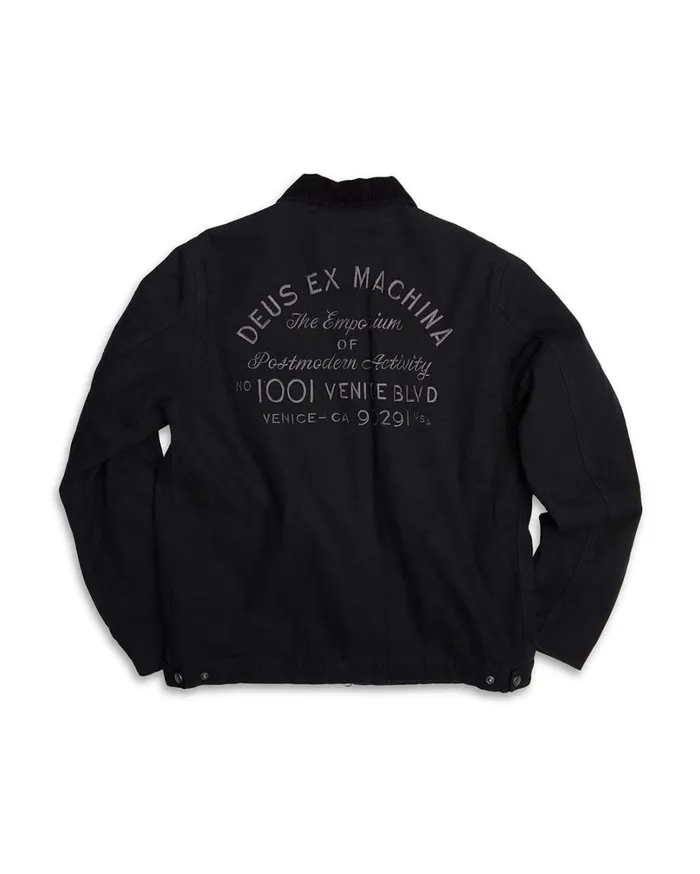 Address Workwear Jacket 8211 Black MenWomen Deus Ex Machina Classics Address Workwear Jacket 8211 Black MenWomen Deus Ex Machina Classics