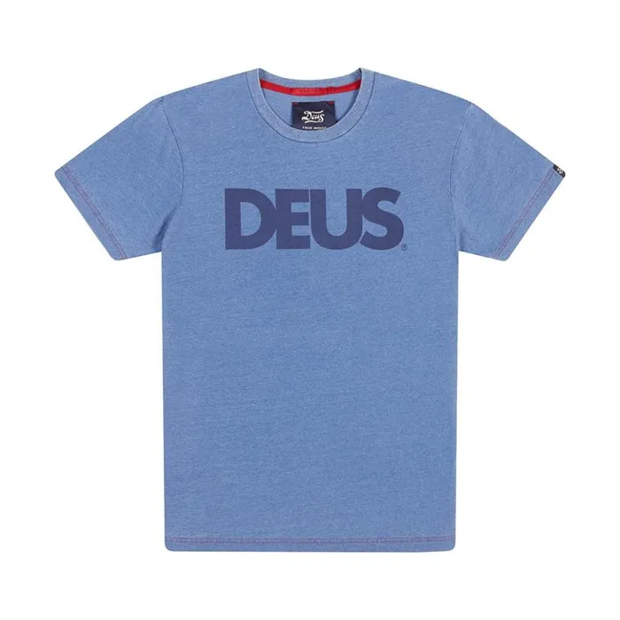 All Caps Indigo Tee 8211 Light Indigo Men Deus Ex Machina Classics