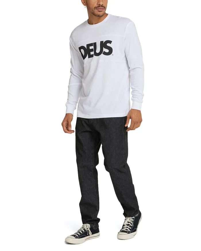 All Caps Moto Jersey 8211 White Men Deus Ex Machina Classics All Caps Moto Jersey 8211 White Men Deus Ex Machina Classics