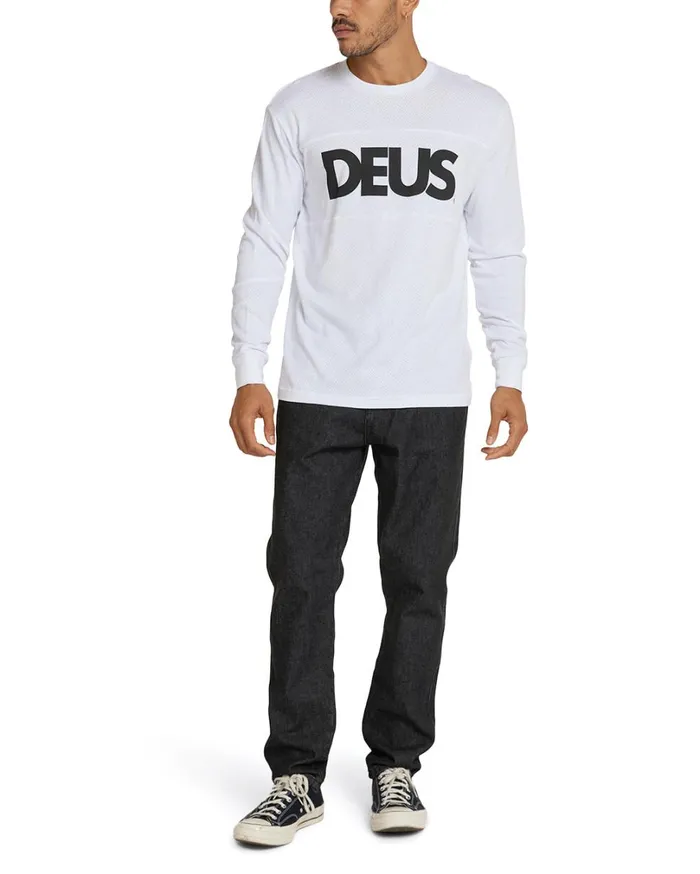 All Caps Moto Jersey 8211 White Men Deus Ex Machina Classics All Caps Moto Jersey 8211 White Men Deus Ex Machina Classics