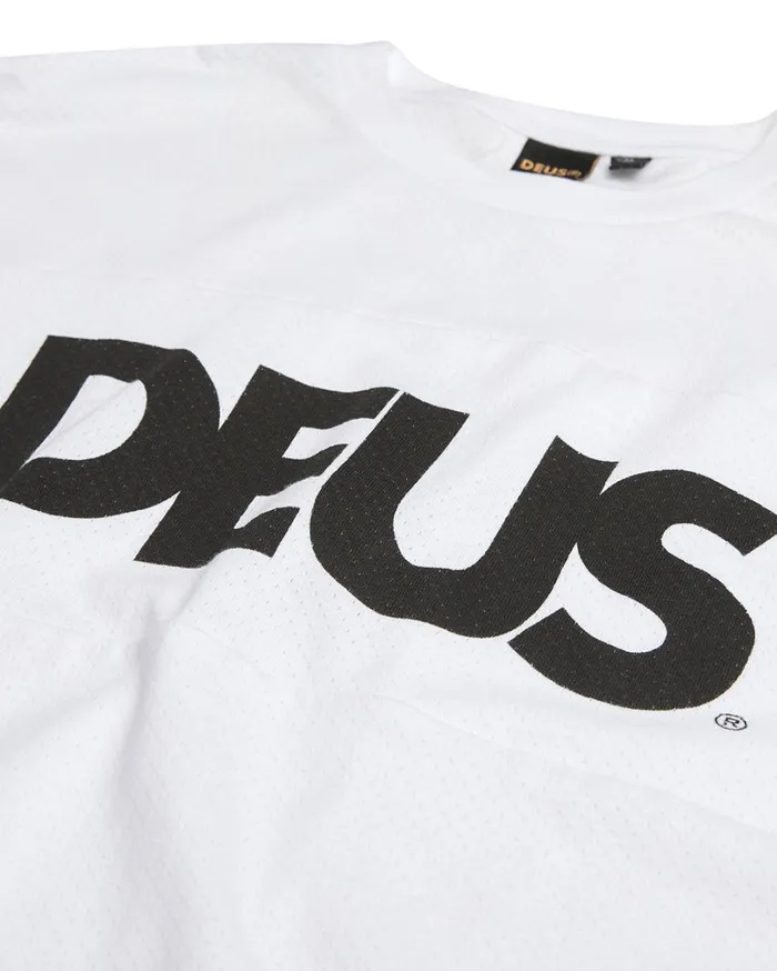 All Caps Moto Jersey 8211 White Men Deus Ex Machina Classics All Caps Moto Jersey 8211 White Men Deus Ex Machina Classics