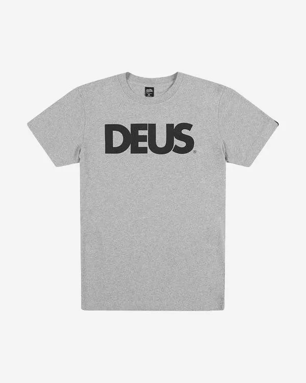 All Caps Tee 8211 Grey Marle Men Deus Ex Machina Classics