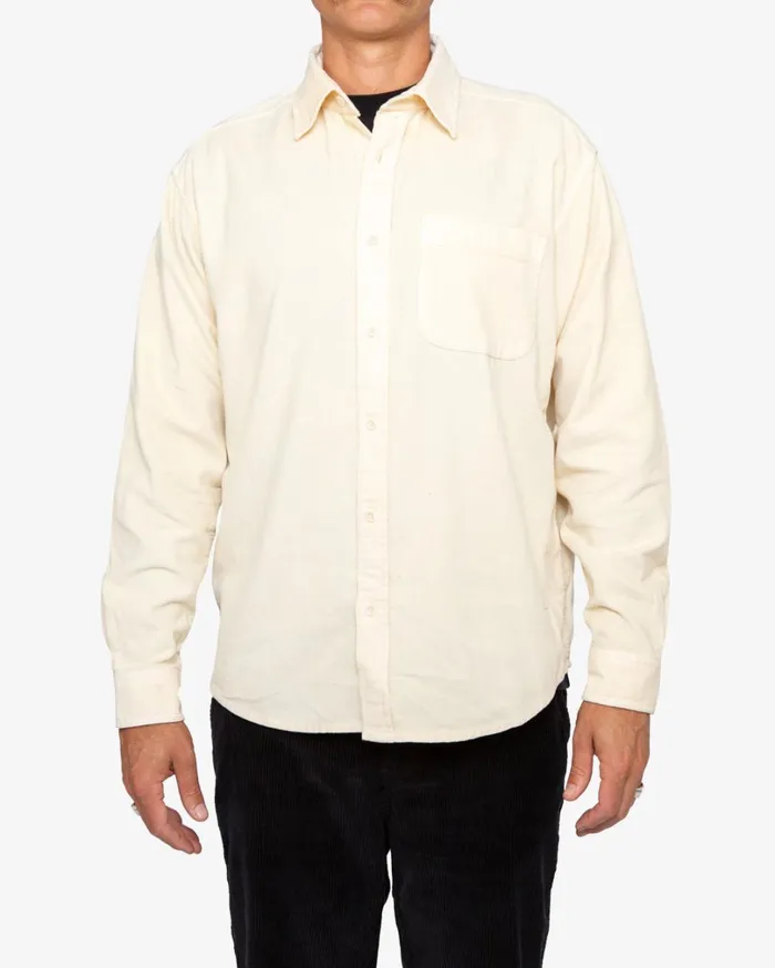 Allan Cord Shirt 8211 Dirty White Men Deus Ex Machina Shirts