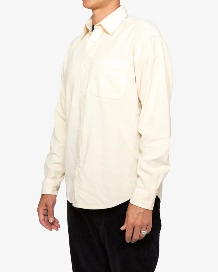 Allan Cord Shirt 8211 Dirty White Men Deus Ex Machina Shirts Allan Cord Shirt 8211 Dirty White Men Deus Ex Machina Shirts