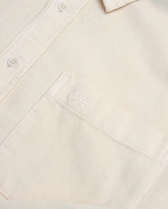 Allan Cord Shirt 8211 Dirty White Men Deus Ex Machina Shirts Allan Cord Shirt 8211 Dirty White Men Deus Ex Machina Shirts