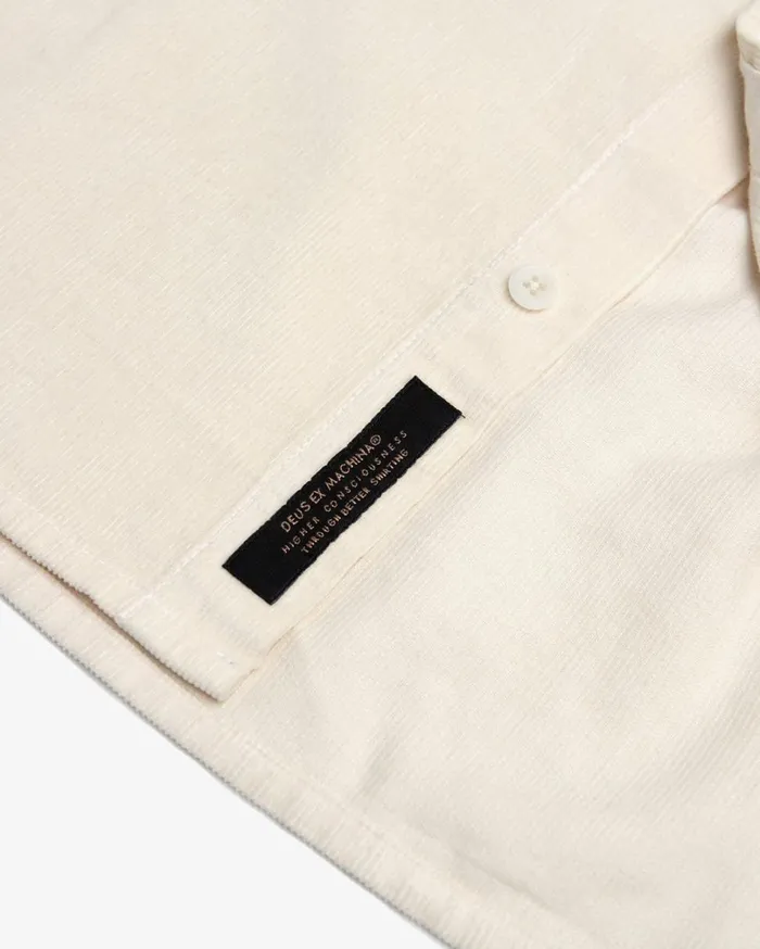 Allan Cord Shirt 8211 Dirty White Men Deus Ex Machina Shirts Allan Cord Shirt 8211 Dirty White Men Deus Ex Machina Shirts