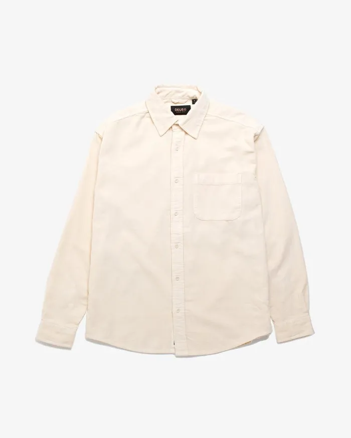 Allan Cord Shirt 8211 Dirty White Men Deus Ex Machina Shirts Allan Cord Shirt 8211 Dirty White Men Deus Ex Machina Shirts