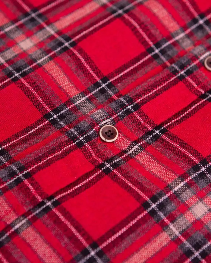 Allan Flannel Shirt 8211 Red Men Deus Ex Machina Shirts Allan Flannel Shirt 8211 Red Men Deus Ex Machina Shirts