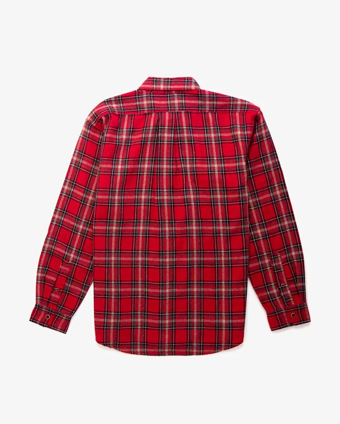 Allan Flannel Shirt 8211 Red Men Deus Ex Machina Shirts Allan Flannel Shirt 8211 Red Men Deus Ex Machina Shirts