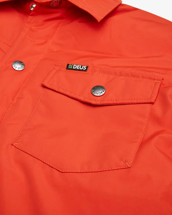Alpine Padded Overshirt 8211 Red Clay Men Deus Ex Machina Jackets Alpine Padded Overshirt 8211 Red Clay Men Deus Ex Machina Jackets