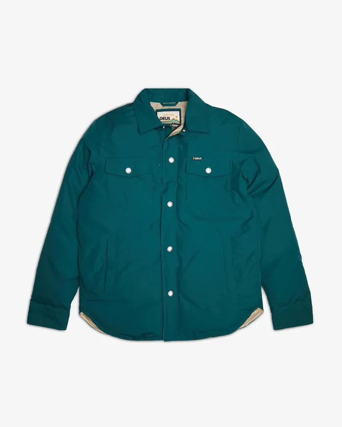 Alpine Padded Overshirt 8211 Trek Green Men Deus Ex Machina Jackets Alpine Padded Overshirt 8211 Trek Green Men Deus Ex Machina Jackets