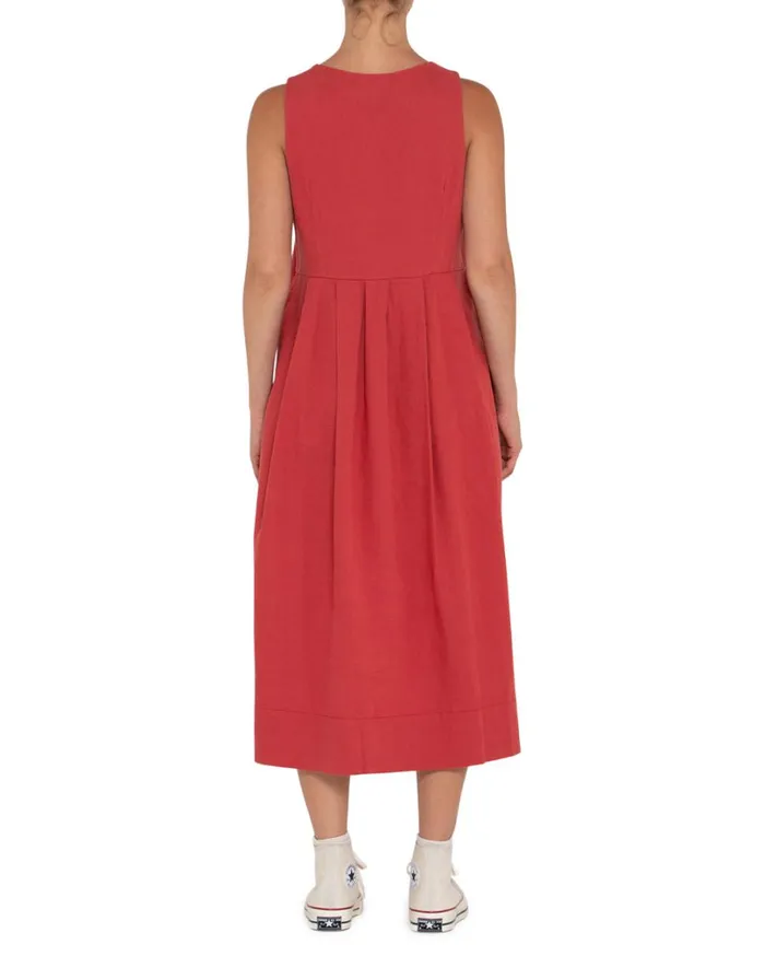 Amelia Dress 8211 Cranberry Women Deus Ex Machina Dresses Amelia Dress 8211 Cranberry Women Deus Ex Machina Dresses
