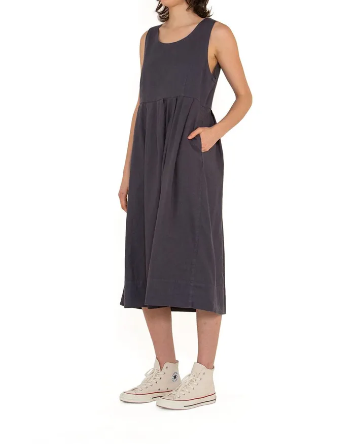 Amelia Dress Relaxed Fit 8211 Shadow Grey Women Deus Ex Machina Dresses Amelia Dress Relaxed Fit 8211 Shadow Grey Women Deus Ex Machina Dresses