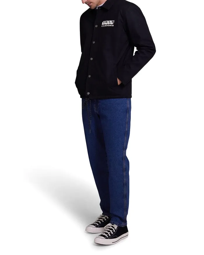 Amped Coach Jacket 8211 Black Men Deus Ex Machina Jackets Amped Coach Jacket 8211 Black Men Deus Ex Machina Jackets