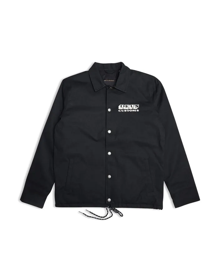 Amped Coach Jacket 8211 Black Men Deus Ex Machina Jackets Amped Coach Jacket 8211 Black Men Deus Ex Machina Jackets