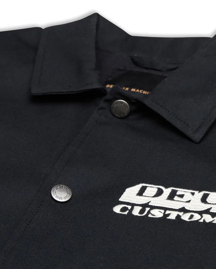 Amped Coach Jacket 8211 Black Men Deus Ex Machina Jackets Amped Coach Jacket 8211 Black Men Deus Ex Machina Jackets