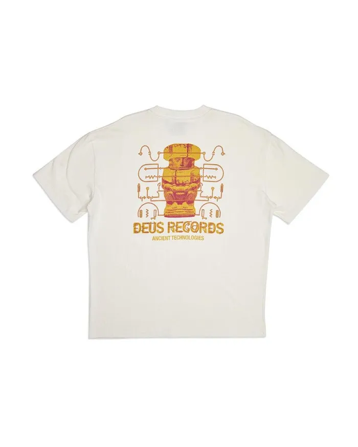 Ancient Tech Tee 8211 Vintage White Men Deus Ex Machina Tees Ancient Tech Tee 8211 Vintage White Men Deus Ex Machina Tees