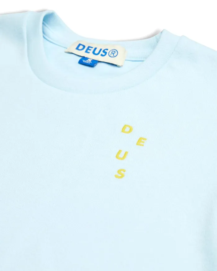 Aquatic Baby Tee 8211 Delicate Blue Women Deus Ex Machina Tees Aquatic Baby Tee 8211 Delicate Blue Women Deus Ex Machina Tees