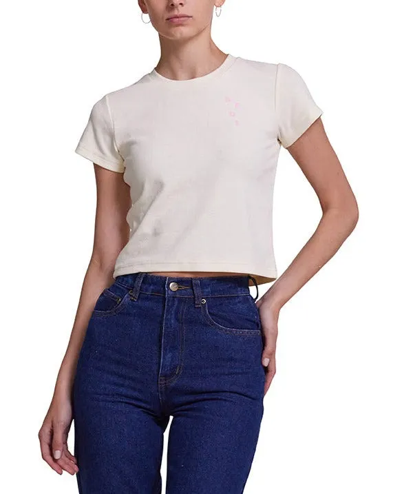 Aquatic Baby Tee 8211 Whiter Sand Women Deus Ex Machina Tees