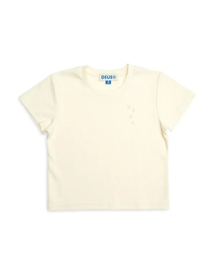 Aquatic Baby Tee 8211 Whiter Sand Women Deus Ex Machina Tees Aquatic Baby Tee 8211 Whiter Sand Women Deus Ex Machina Tees