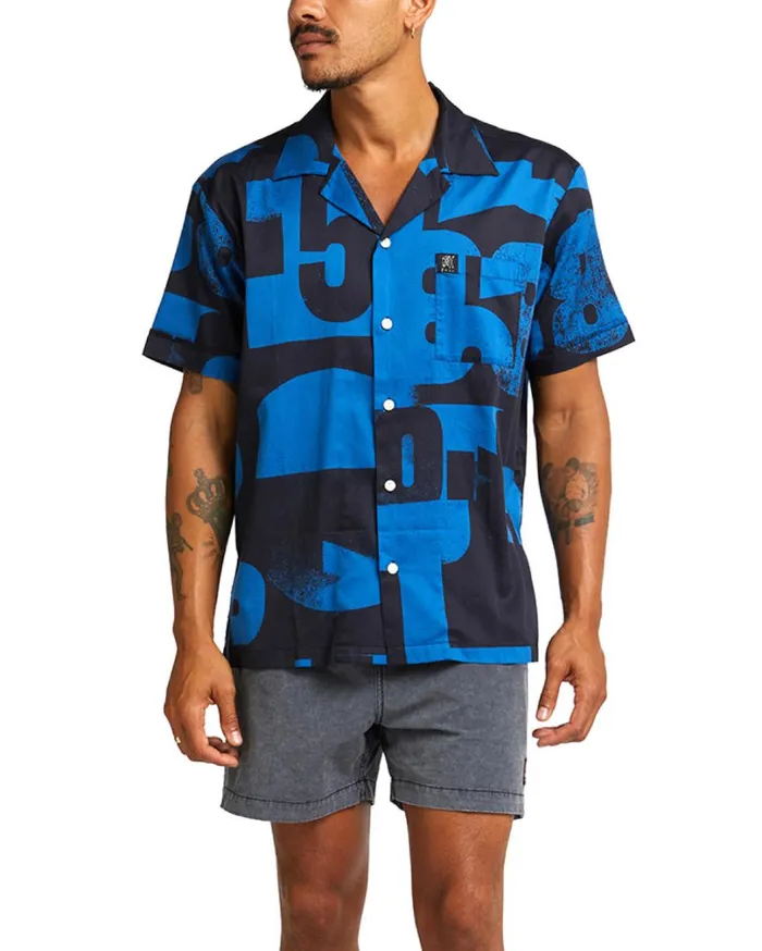 Arithmetic Shirt 8211 Blue Men Deus Ex Machina Shirts