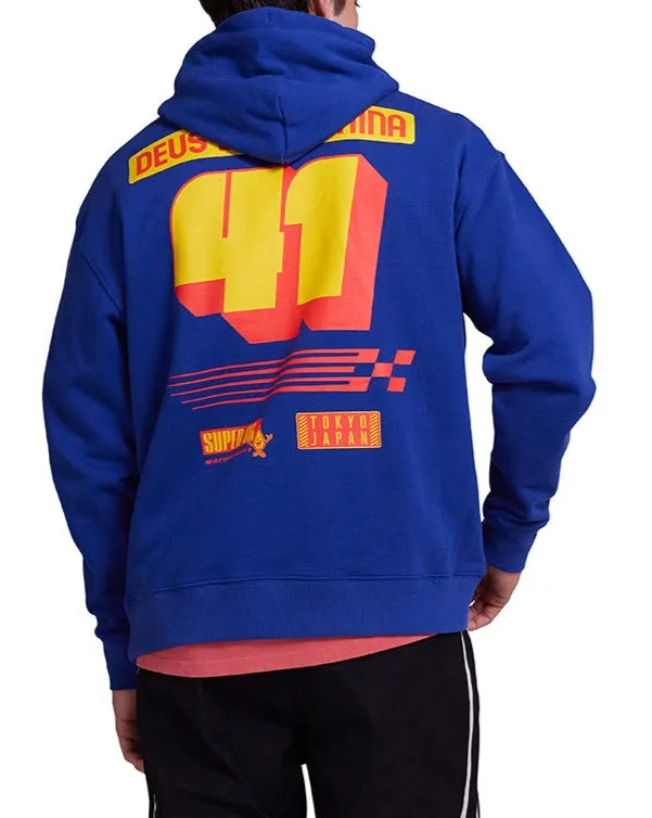 Aston Hoodie 8211 True Blue Men Deus Ex Machina Hoodies and Sweaters Aston Hoodie 8211 True Blue Men Deus Ex Machina Hoodies and Sweaters
