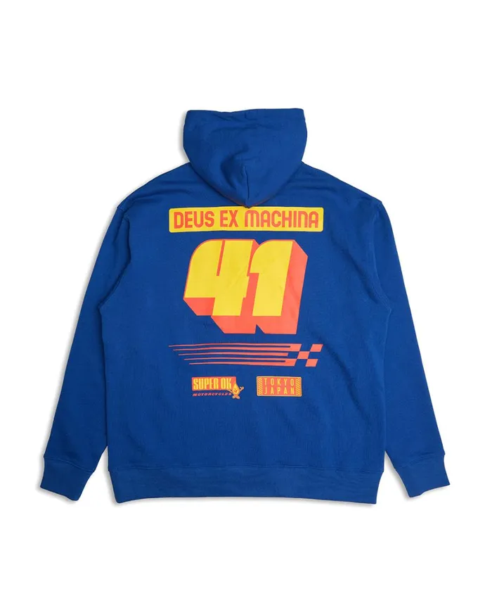 Aston Hoodie 8211 True Blue Men Deus Ex Machina Hoodies and Sweaters Aston Hoodie 8211 True Blue Men Deus Ex Machina Hoodies and Sweaters