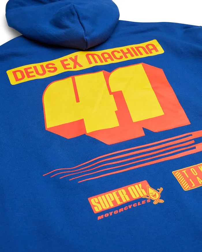 Aston Hoodie 8211 True Blue Men Deus Ex Machina Hoodies and Sweaters Aston Hoodie 8211 True Blue Men Deus Ex Machina Hoodies and Sweaters