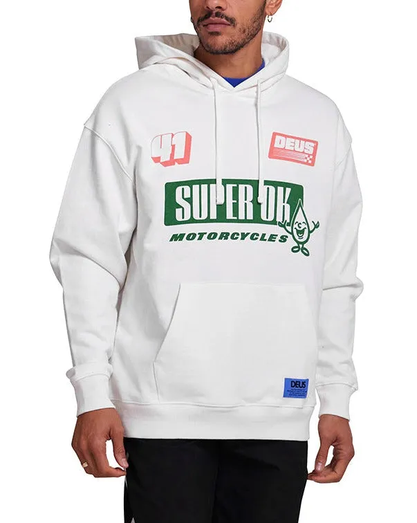 Aston Hoodie 8211 Vintage White Men Deus Ex Machina Hoodies and Sweaters