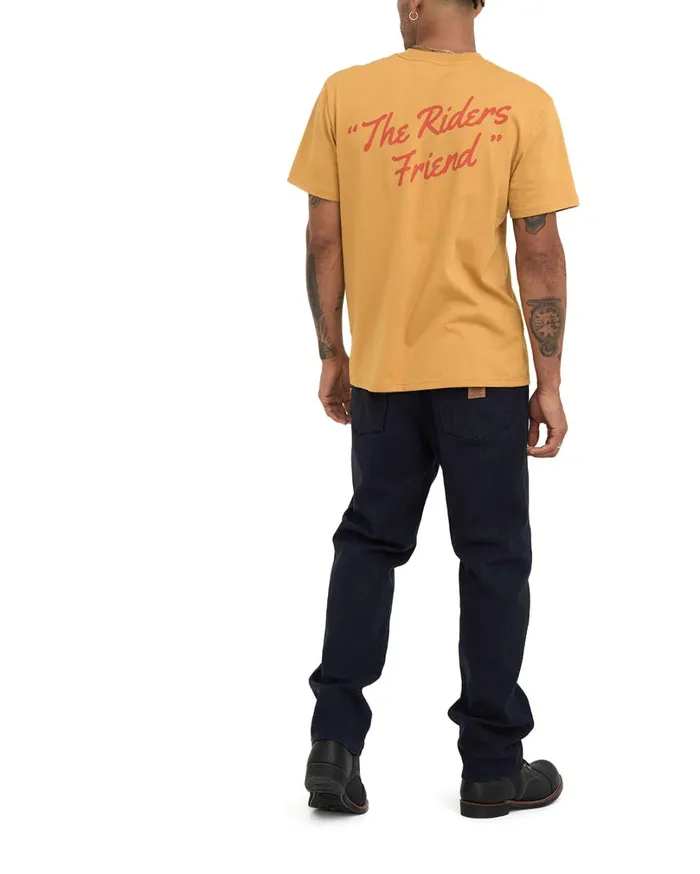 Bareback Tee 8211 Honey Gold Men Deus Ex Machina Tees Bareback Tee 8211 Honey Gold Men Deus Ex Machina Tees